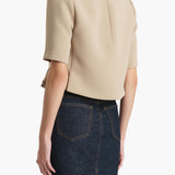 Khaite - Franc Jacket in Tea Stain