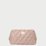 Loeffler Randall - Frances Brown Gingham Cosmetic Pouch
