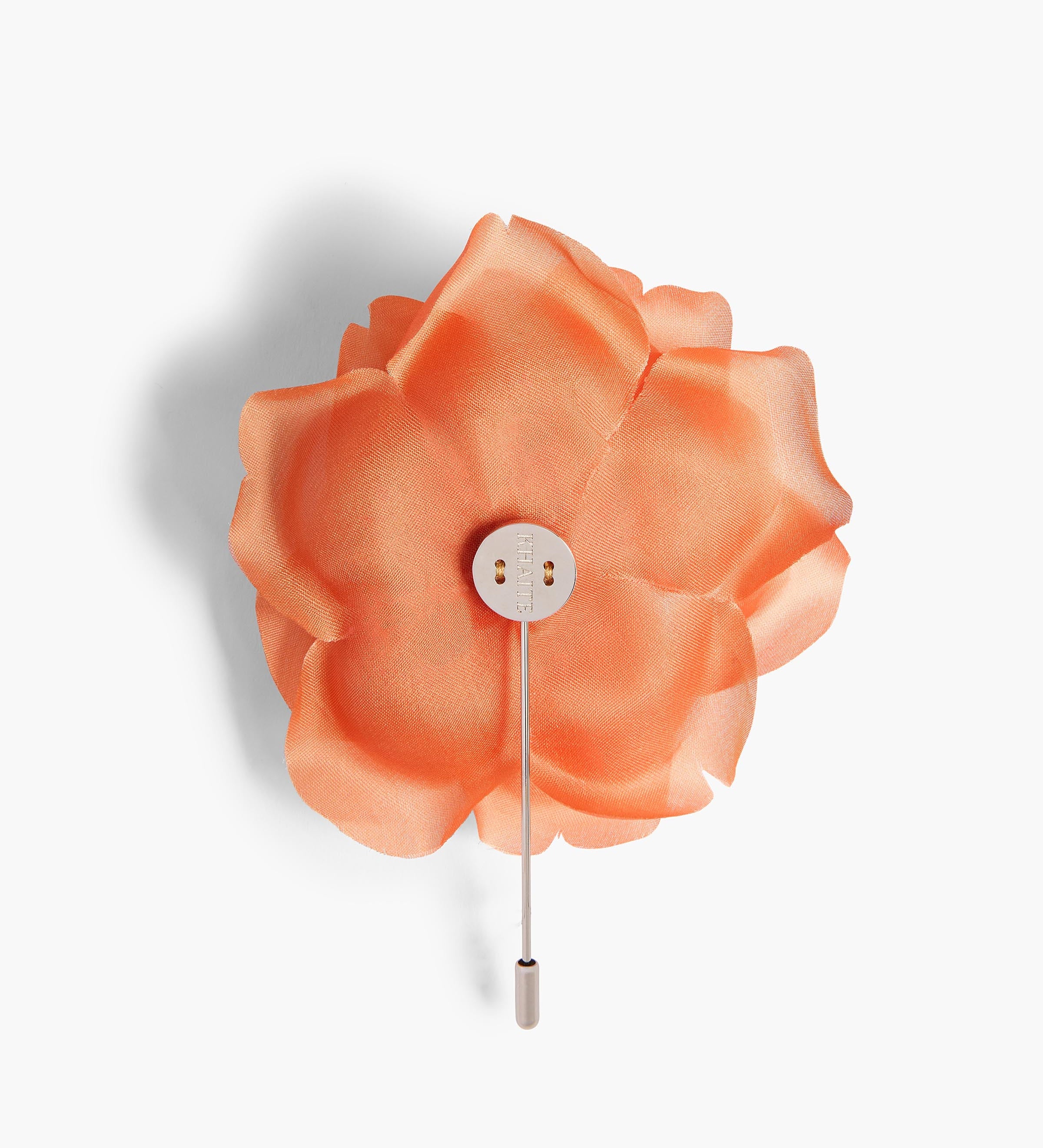 Khaite - Frankie Floral Brooch in Orange