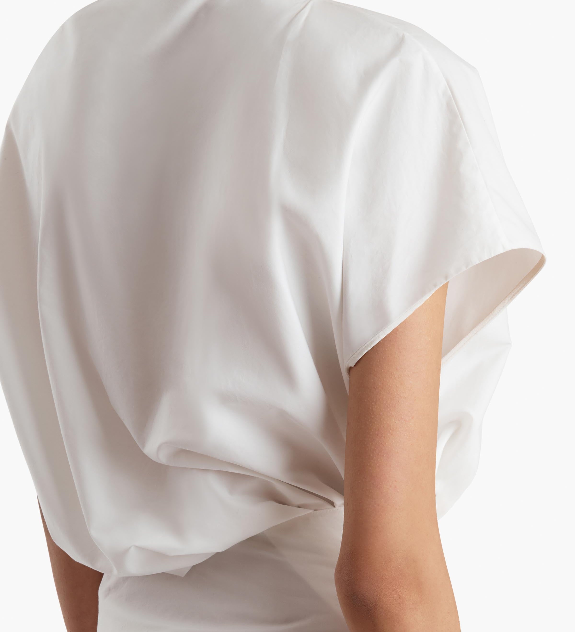 Khaite - Fray Dres in Chalk