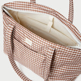 Loeffler Randall - Mira Brown Gingham Everyday Tote