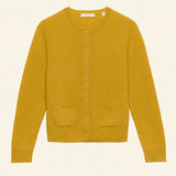 DÔEN - FREYA CASHMERE CARDIGAN -- CITRINE