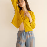 DÔEN - FREYA CASHMERE CARDIGAN -- CITRINE