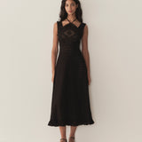 DÔEN - FRIEDA DRESS -- BLACK