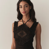 DÔEN - FRIEDA DRESS -- BLACK