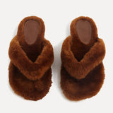 Le Monde Beryl - Flat Thong / Legno Shearling