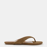 Le Monde Beryl - Flat Thong Sandal / Taupe Suede