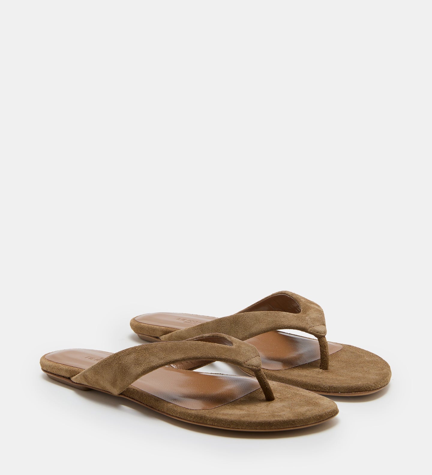 Le Monde Beryl - Flat Thong Sandal / Taupe Suede