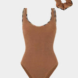 Hunza G x Burberry - Burberry x Hunza G Faye Swim - Metallic Cocoa/Check