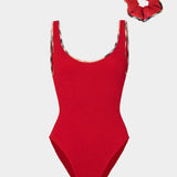 Hunza G x Burberry - Burberry x Hunza G Faye Swim - Red/Check