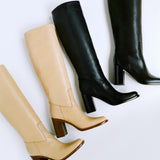 Loeffler Randall - Heidi Black Leather Tall Boot