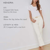 L'AGENCE - Kendra Cropped Flare Jean