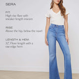 L'AGENCE - Sera Sneaker Flare Jean