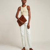 Métier - Double Document Folio Buffalo Cognac