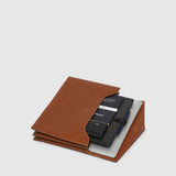 Métier - Double Document Folio Buffalo Cognac