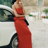 Posse - AURELIA SKIRT - MERLOT