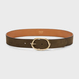 TWP - Wide Belt in Nubuck Leather