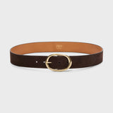 TWP - Wide Belt in Nubuck Leather