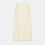 TWP - The A - Line Skirt with Raw Hem in Boucle Coating