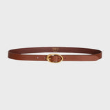 TWP - Narrow Belt in Vachetta Leather