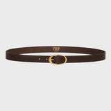 TWP - Narrow Belt in Vachetta Leather