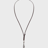 TWP - Samaras Necklace in Leather and Silver