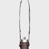 TWP - Flask Necklace with Stone Top in Leather