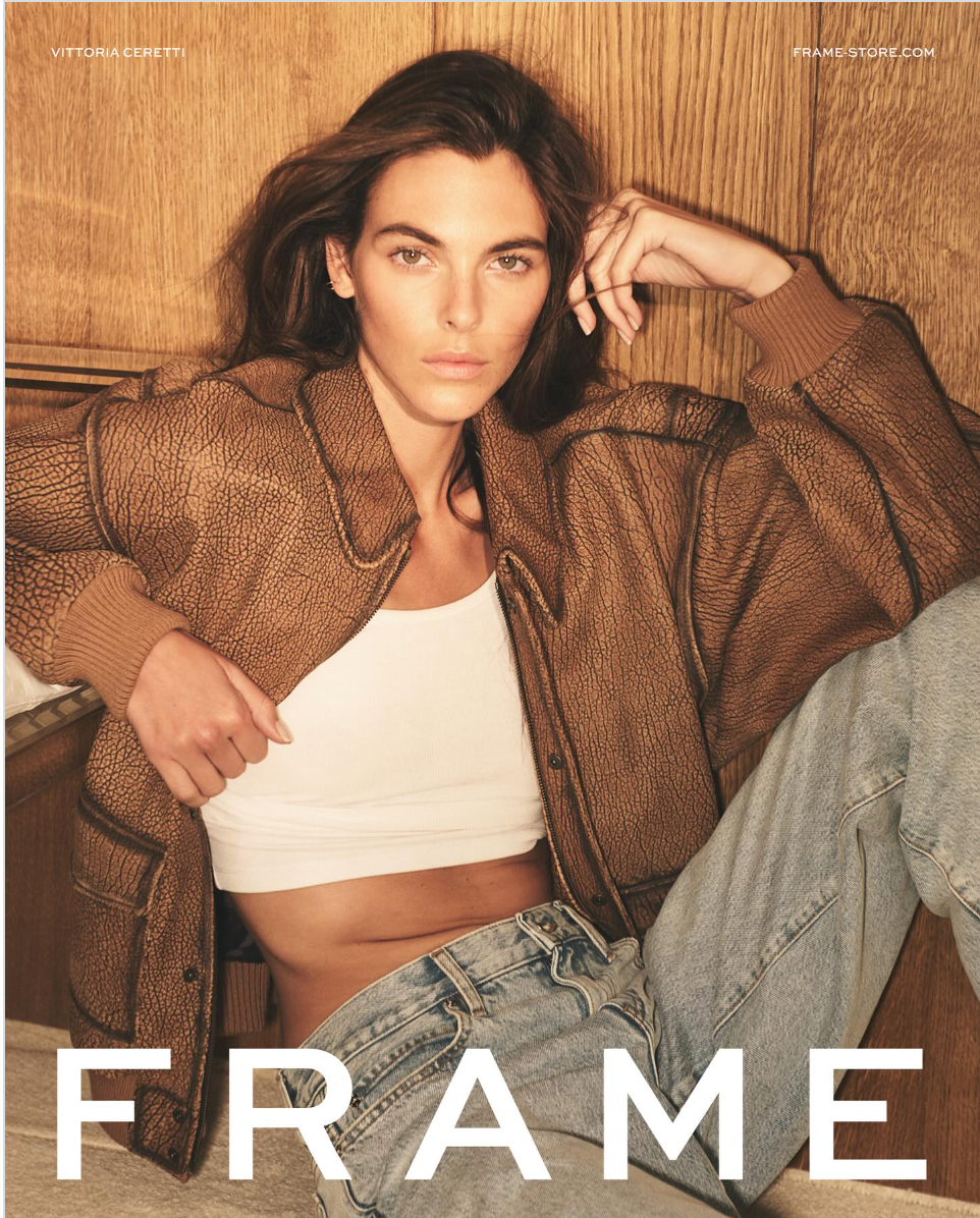 Frame vittoria ceretti fall winter 2025