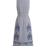 Cartolina - FA26 Francesca Dress - Parkside Floral Stripe