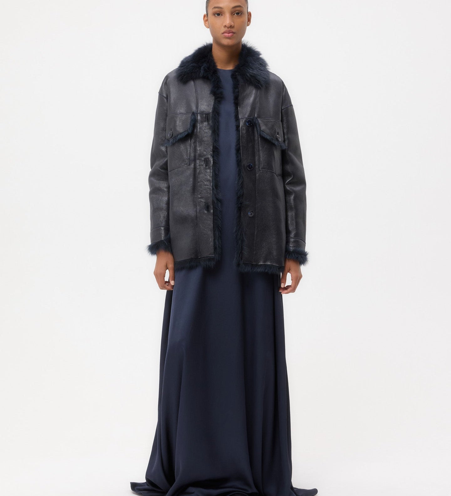 TWP - Reversible Aspen Jacket in Shearling
