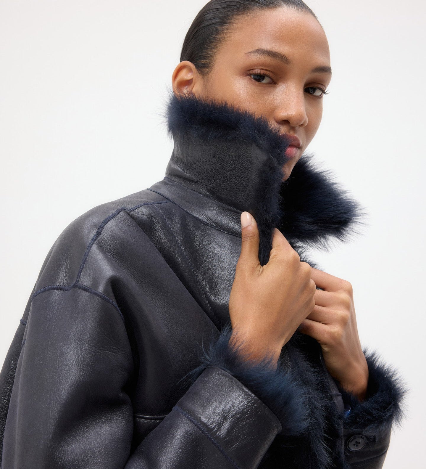 TWP - Reversible Aspen Jacket in Shearling