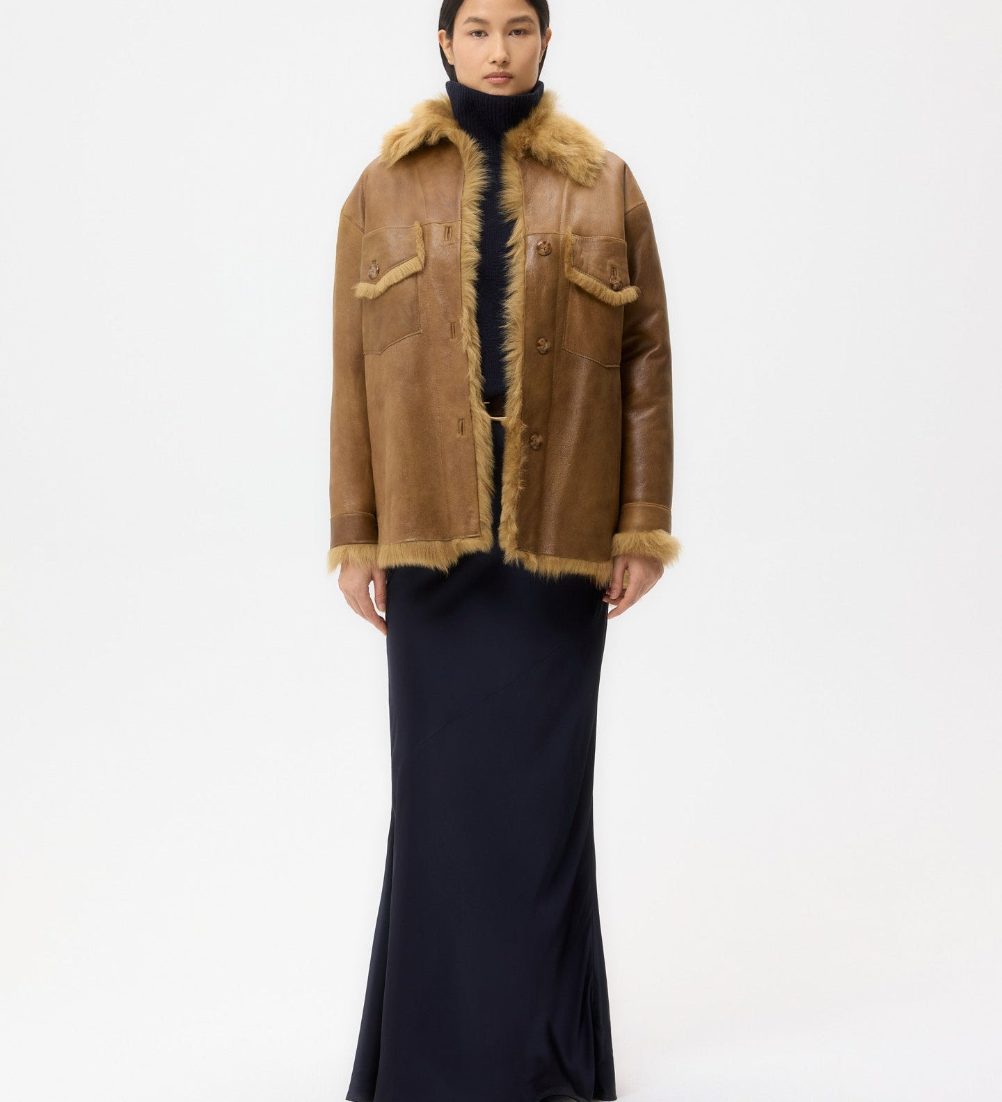 TWP - Reversible Aspen Jacket in Shearling