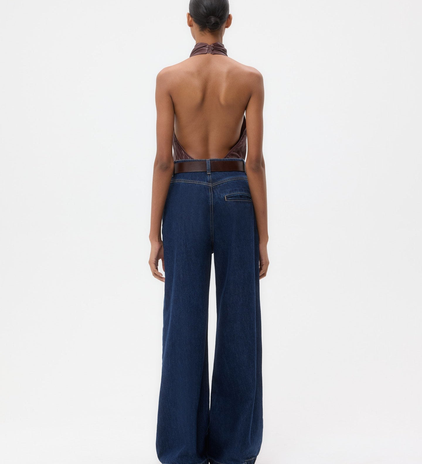 TWP - Friday Night Top in Paper Leather