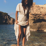 DÔEN - GABRIELLA DRESS -- SALT