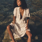 DÔEN - GABRIELLA DRESS -- SALT