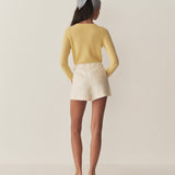DÔEN - GARANCE CASHMERE SWEATER -- LEMON CHIFFON