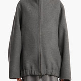 Khaite - Garret Jacket in Grey Melange