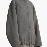 Khaite - Garret Jacket in Grey Melange