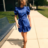 Cartolina - GD26 Bonnie Mini Dress - Royal Blue