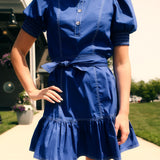 Cartolina - GD26 Bonnie Mini Dress - Royal Blue