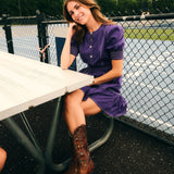 Cartolina - GD26 Bonnie Mini Dress - Royal Purple
