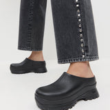 Loeffler Randall - Gemma Black Leather Lug Mule