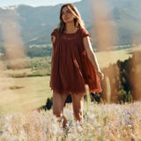 DÔEN - GENEVIEVE DRESS -- VIEUX ROSE