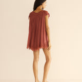 DÔEN - GENEVIEVE DRESS -- VIEUX ROSE