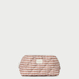 Loeffler Randall - Georgette Brown Gingham Mini Cosmetic Pouch