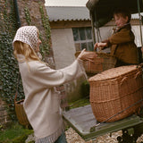 DÔEN - GERMAIN FRINGE COAT -- BUTTER CREAM