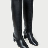 Loeffler Randall - Gia Black Leather Tall Boot
