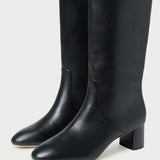 Loeffler Randall - Gia Black Leather Tall Boot