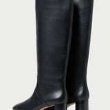 Loeffler Randall - Gia Black Leather Tall Boot