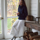 DÔEN - GILLIAN SWEATER -- NAVY